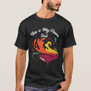 geschnittene Musiknoten Schlüssel Lehrer Wissensch T-Shirt