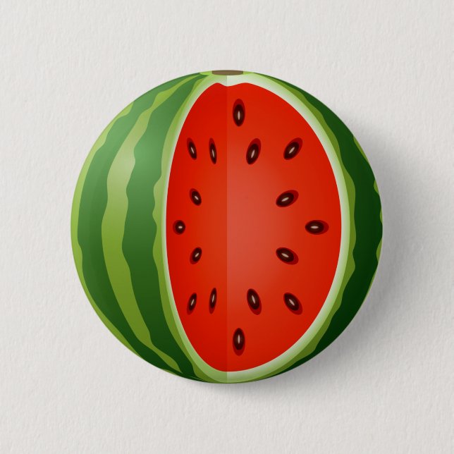 GESCHNITTENE WASSERMELONE BUTTON (Vorderseite)