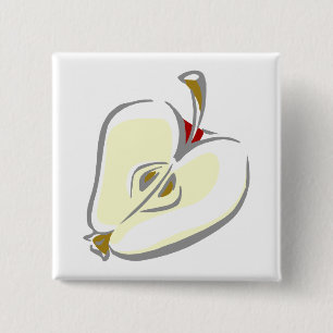 Geschnittenes Apple Button