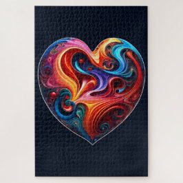 Geschnittenes Herz Puzzle