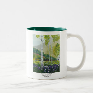 Geschnitzt in einem Baum Zweifarbige Tasse