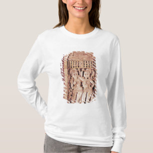 Geschnitzte indische Plakette T-Shirt