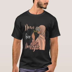 Geschönt über Dunya starke Muslime Hijab-Muslime T-Shirt