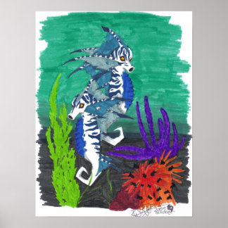 Geschöpfe des Meeresposters Poster