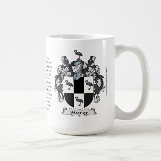 Geschoss-Familien-Wappen Tasse (Rechts)