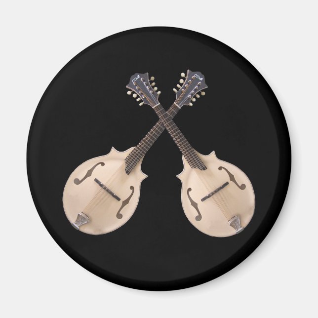 GESCHRÄNKTE MANDOLINE - MAGNET (Vorne)