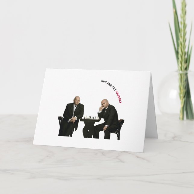 Geschrei - Xmasday - Gruß-Karte Feiertagskarte (Vorderseite)