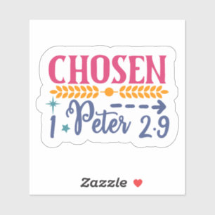 Geschrieben auf stilisierte Weise Aufkleber