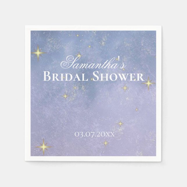 Geschrieben im Brautparty der Sterne Serviette (Vorderseite)