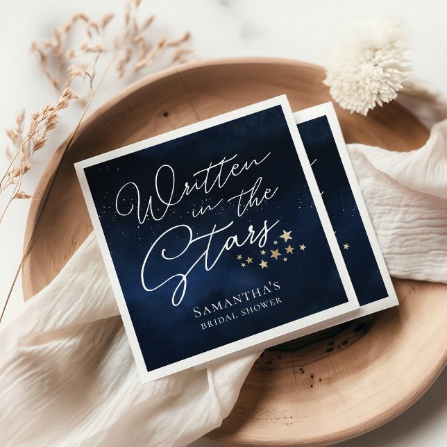 Geschrieben im Brautparty der Sterne Serviette (Von Creator hochgeladen)