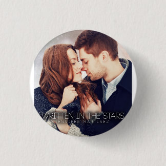 Geschrieben in den Stern-Knopf Button