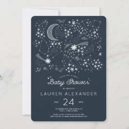 Geschrieben in der Stars Baby Shower Navy Einladung
