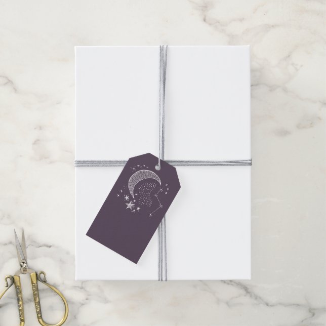 Geschrieben in der Sternenkonstellation Geschenkanhänger (Mit Garn)