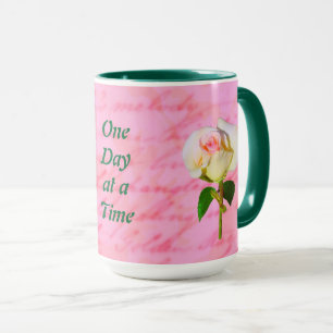 Geschrieben mit der Tasse der Rose ODAT