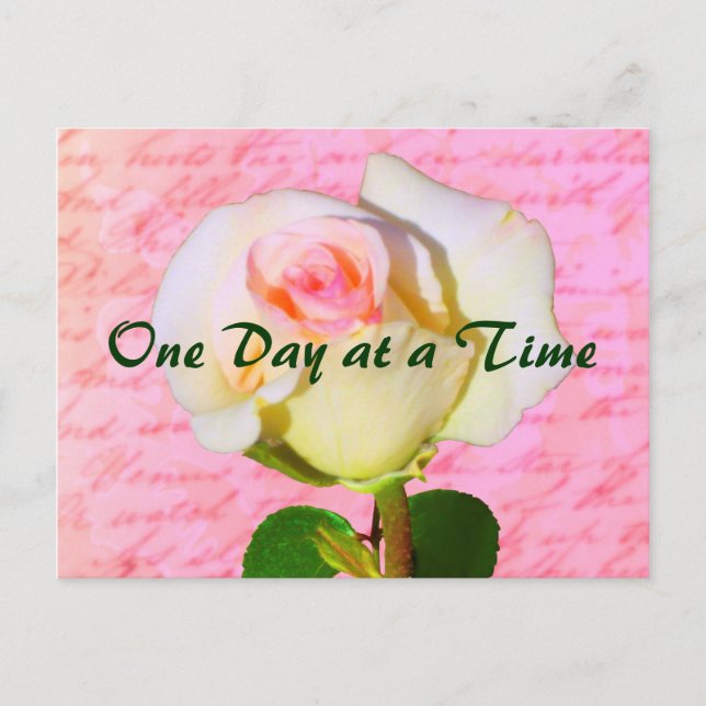 Geschrieben mit Rose ODAT Postkarte (Vorderseite)