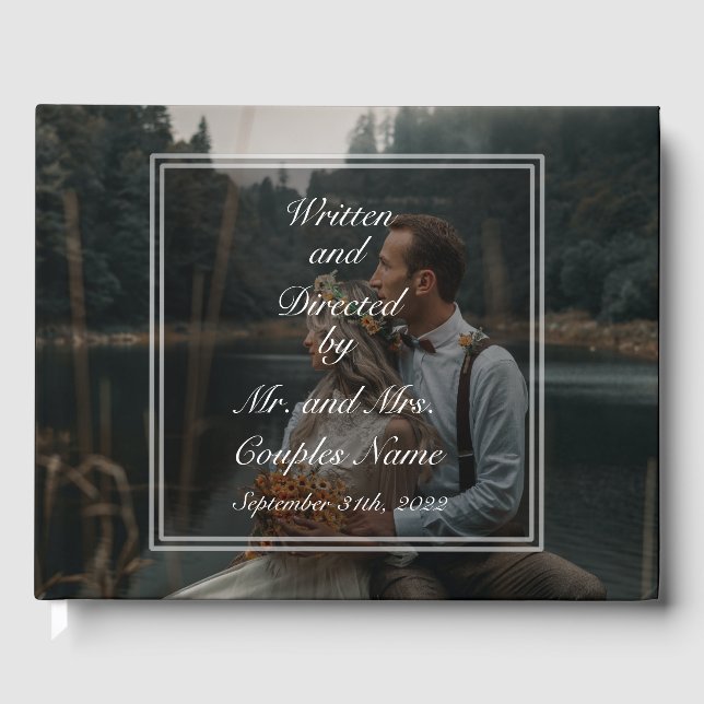 Geschrieben und geleitet von einem Gästebuch für H (Vorderseite)