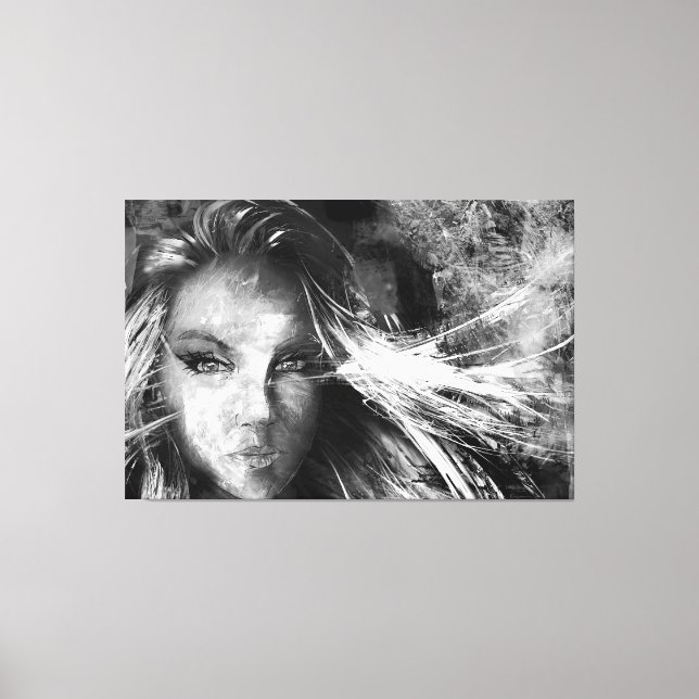 Geschrieben vom Wind Leinwanddruck (Vorderseite)