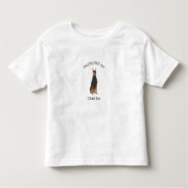 Geschützt durch Doberman Hunde Rasse Shirt