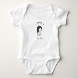 Geschützt durch Shih Tzu Hundeshirt Baby Strampler