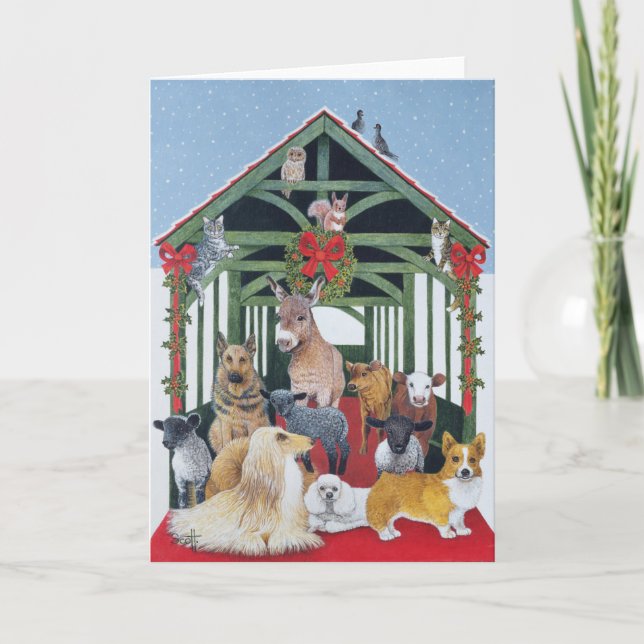 Geschützt Feiertagskarte (Vorderseite)