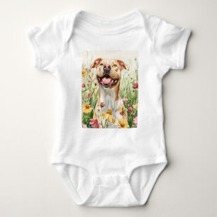 Geschützt von Pit Bull Baby Strampler