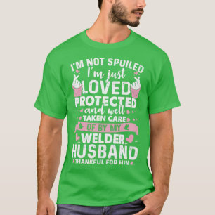 Geschützt von Welder Husband Proud Welder s F T-Shirt