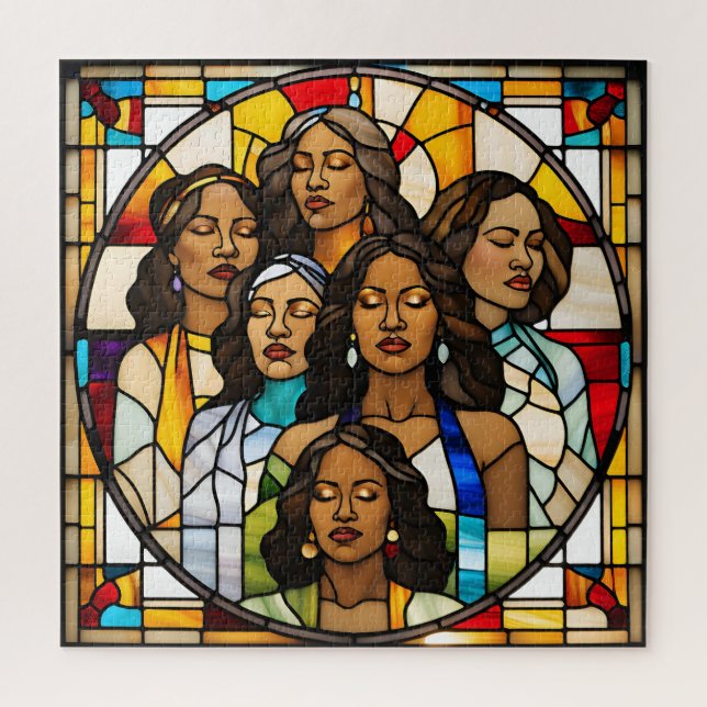 Geschützte Decken und verklebte Glasträume Puzzle (Vertikal)