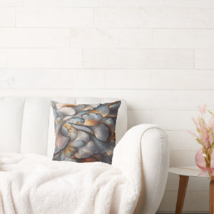 Geschützte Druckleder-Muster Kissen