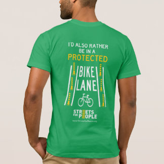 Geschützte Fahrradstrecke T-Shirt