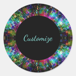 Geschützte Glass Spiral Sticker