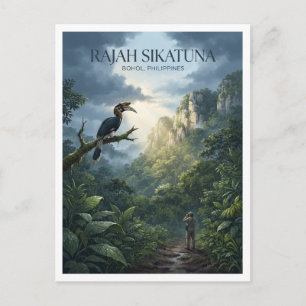 Geschützte Landschaft Rajah Sikatuna Bilar Postkarte