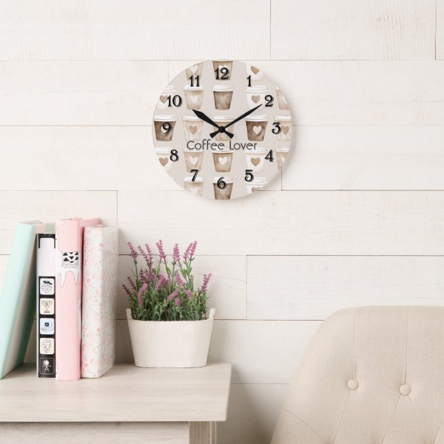 Geschützte Platzsets Große Wanduhr (Lesesaal)