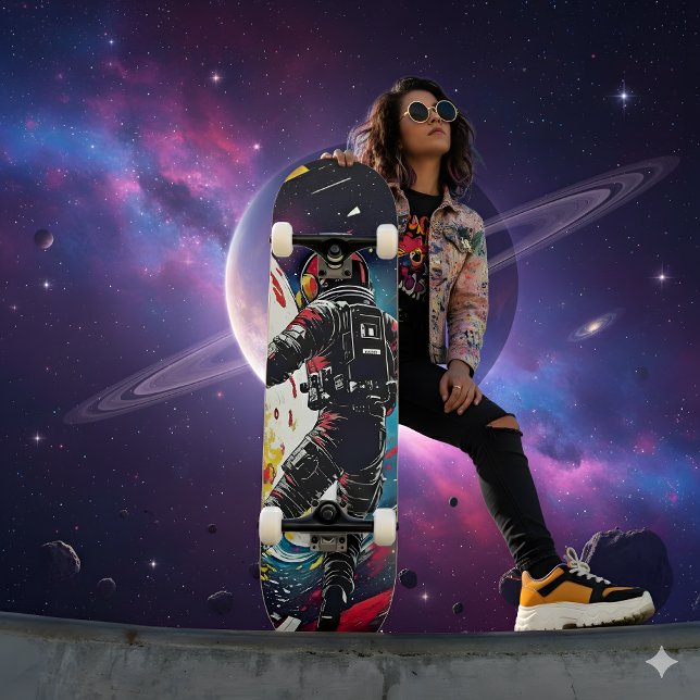 Geschützte Realität - Astronaut Artistic Skateboard (Von Creator hochgeladen)