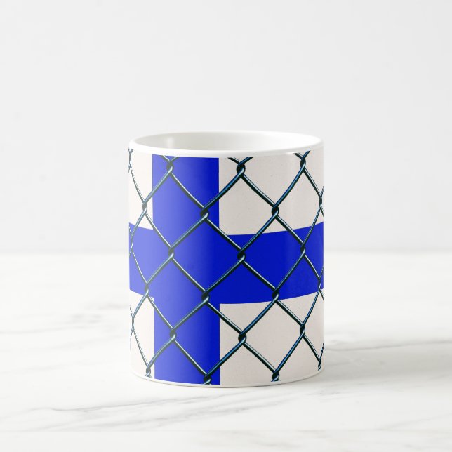 Geschützter finnischer Stolz Kaffeetasse (Mittel)