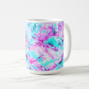 Geschütztes Blossom Ein farbenfroher Lichtdesign Kaffeetasse