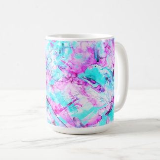 Geschütztes Blossom Ein farbenfroher Lichtdesign Kaffeetasse