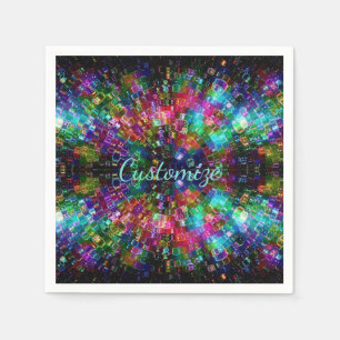 Geschütztes Glas Spiral Napkins 2 Serviette