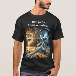Geschütztes Stundenglas: Der Glaube über die Zeit  T-Shirt