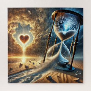 Geschütztes Stundenglas: Ein surreales Rätsel der  Puzzle