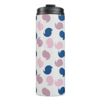 Geschwächte Kreise Muster Design Thermal Tumbler