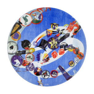 Geschwader-Insignien Schneidebrett