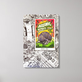 Geschwindigkeit der Vektoren Leinwanddruck