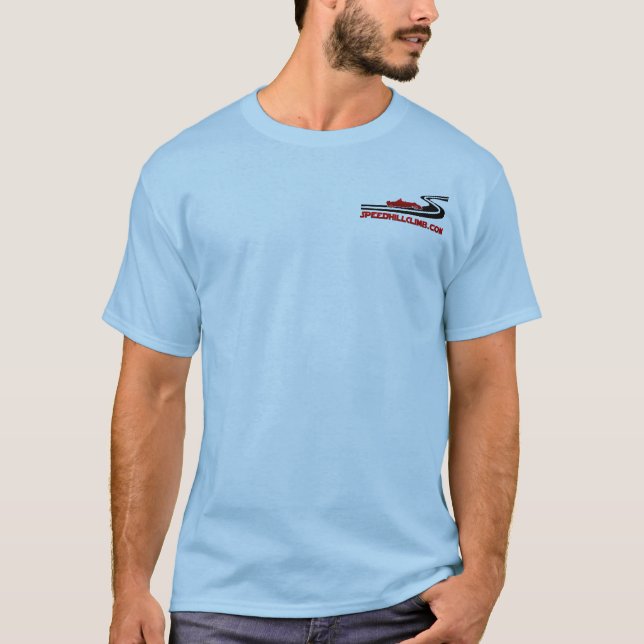 Geschwindigkeit Hillclimb grundlegende T T-Shirt (Vorderseite)