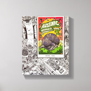 Geschwindigkeit in Vektoren Grafikcollage Leinwanddruck