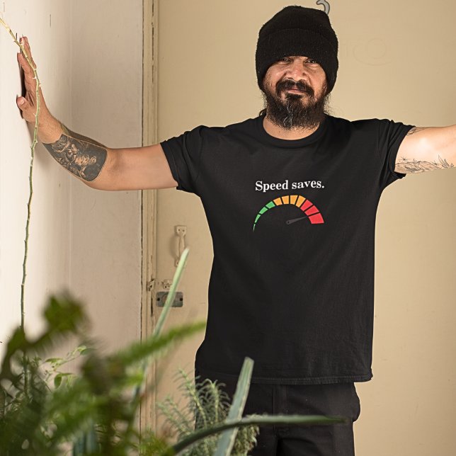 Geschwindigkeit Rette Motorradhemd T-Shirt (Von Creator hochgeladen)