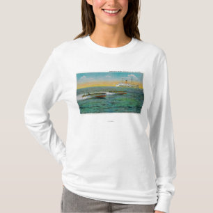 Geschwindigkeits-Bootfahrt in Catalina-Insel, T-Shirt