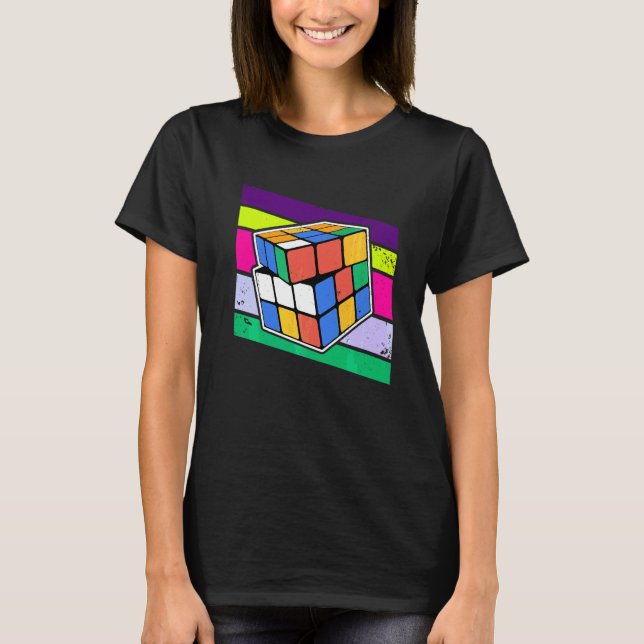 Geschwindigkeits-Cube-Puzzle T-Shirt (Vorderseite)