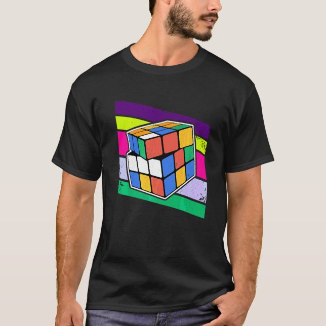 Geschwindigkeits-Cube-Puzzle T-Shirt (Vorderseite)