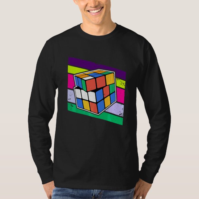 Geschwindigkeits-Cube-Puzzle T-Shirt (Vorderseite)