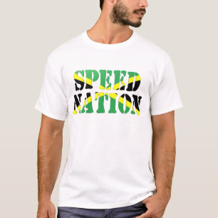 Geschwindigkeits-Nations-jamaikanisches T-Shirt